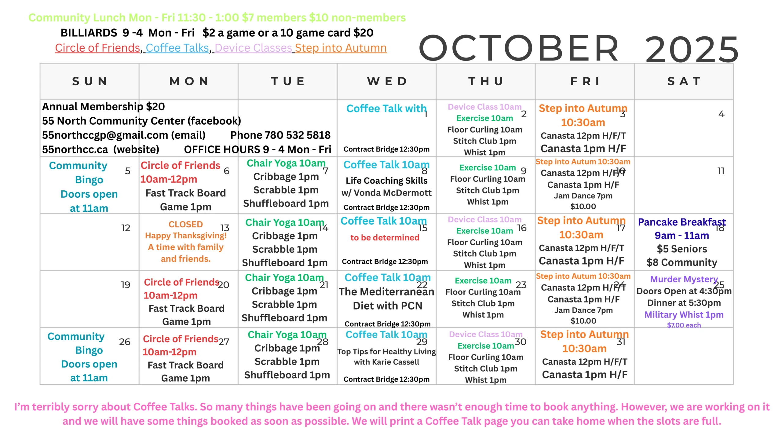 OctCalendar